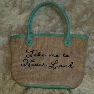 🧜🏼‍♀️ Neverland Mermaid Lagoon Straw Tote